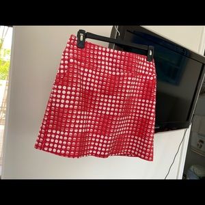 Red mini skirt….Grey zippered pockets skort….bright color sun dress…Tankini top